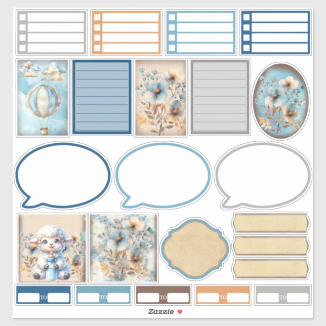 My Little Lamb Planner Sticker (Sheet)