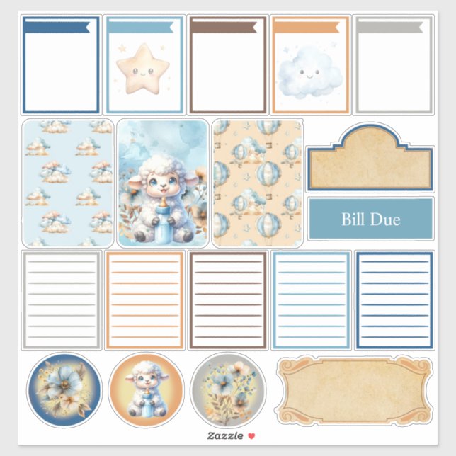 My Little Lamb Planner Sticker (Sheet)