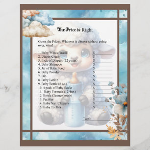 My Little Lamb_ The Price is Right Custom Letterhead