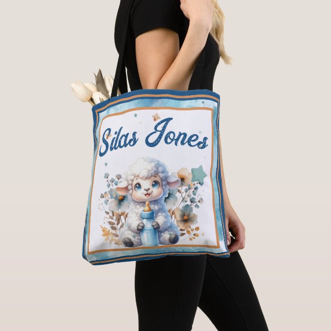 My Little Lamb Tote Bag (Close Up)