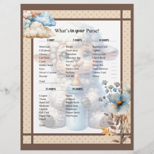 My Little Lamb_ What's in your Purse? Custom Letterhead (Front)