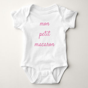 My Little Macaron French Baby Bodysuit