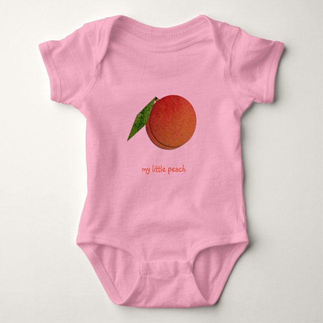 my little peach baby bodysuit (Front)