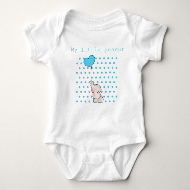 My Little Peanut Baby Bodysuit (Front)