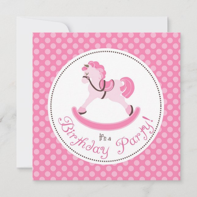 My Little Pony Invitation Square 4 (Front)