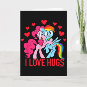 My Little Pony Valentines Day Pinkie Pie Rainbow D Card