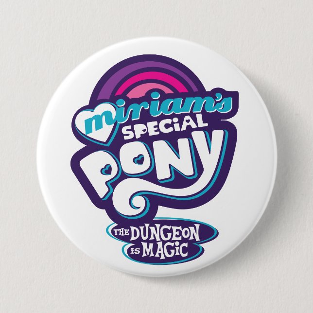 My Little Prepotente 7.5 Cm Round Badge (Front)