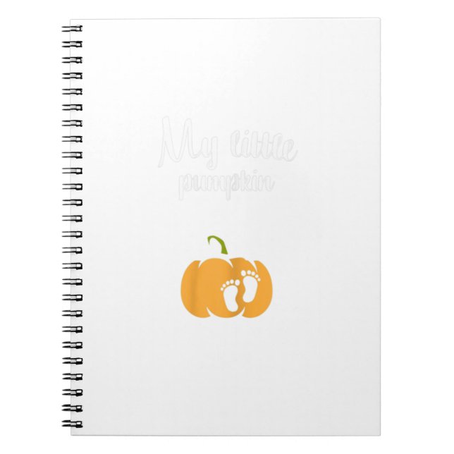 My Little Pumpkin Halloween Pregnancy Notebook (Front)