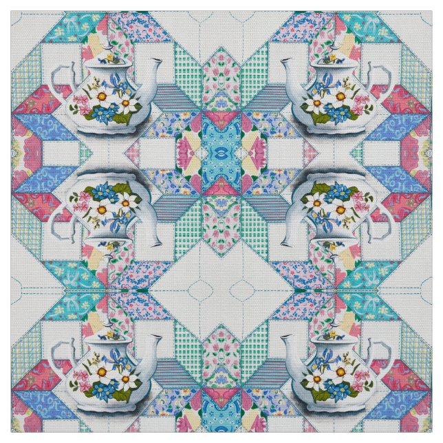My Little Teapot Fabric (Swatch)