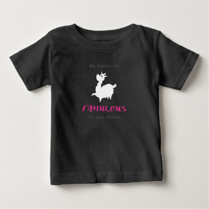 My Llamas Too Fabulous For Your Drama Llama Baby T-Shirt