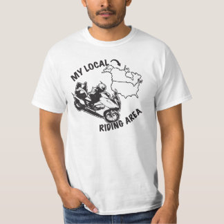 My Local Riding Area - I've Been Everywhere List T-Shirt