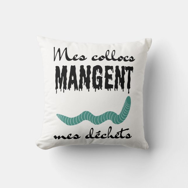 My locals eat my waste cushion (Front)