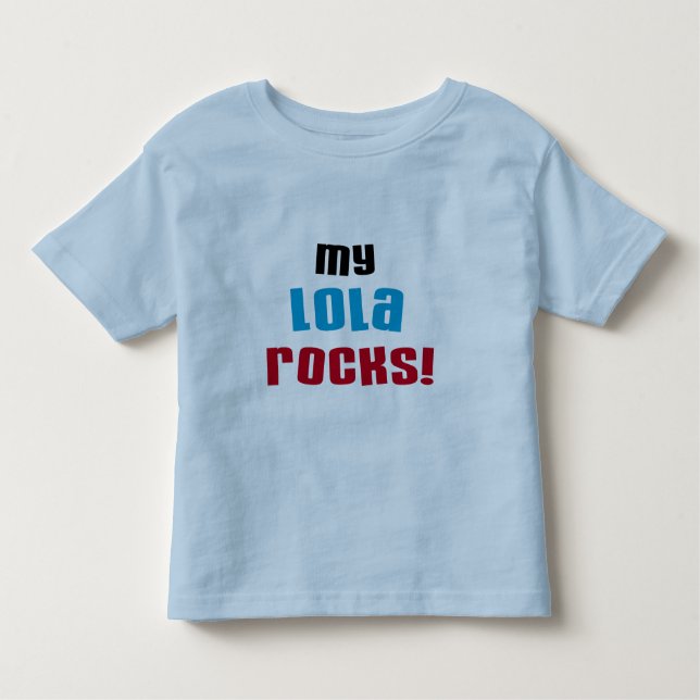 My Lola Rocks T-shirts and Gifts (Front)