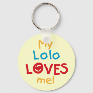 My Lolo Loves Me T-shirts and Gifts Key Ring