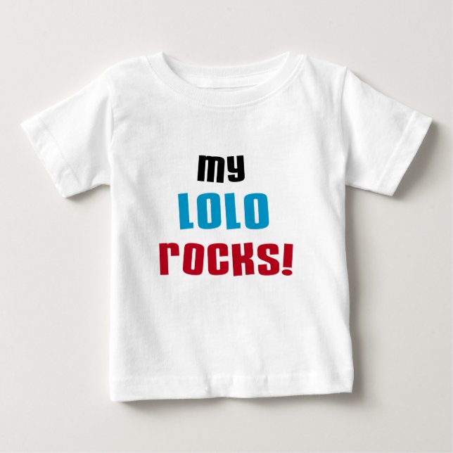 My Lolo Rocks T-shirts and Gifts (Front)