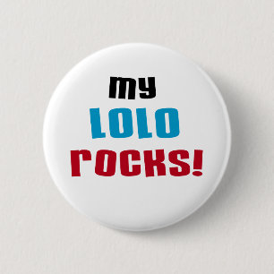 My Lolo Rocks T-shirts and Gifts 6 Cm Round Badge