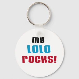 My Lolo Rocks T-shirts and Gifts Key Ring