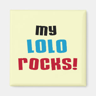 My Lolo Rocks T-shirts and Gifts Magnet