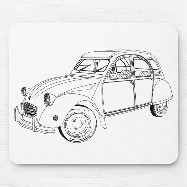 My Love: Citroën 2 CV Mouse Pad (Front)