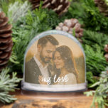 My love couple photo custom<br><div class="desc">My love couple photo custom Snow Globes ,  you can edit photo and text by selecting Personalise this template Option.</div>