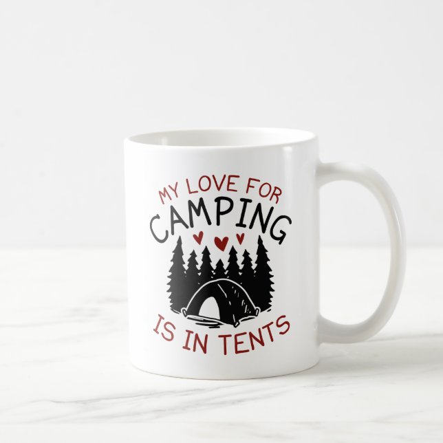 My Love For Camping Coffee Mug (Right)