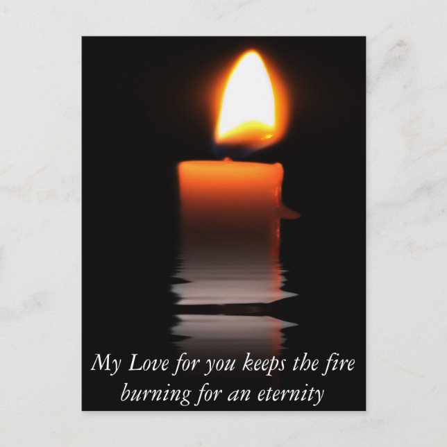 My Love for you Postcard (Front)