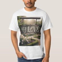 My Love Graphic T-Shirt | Romantic Gift Shirt for 