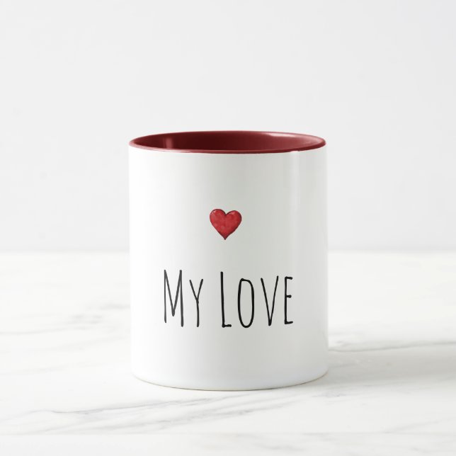 My Love Heart Mug (Center)