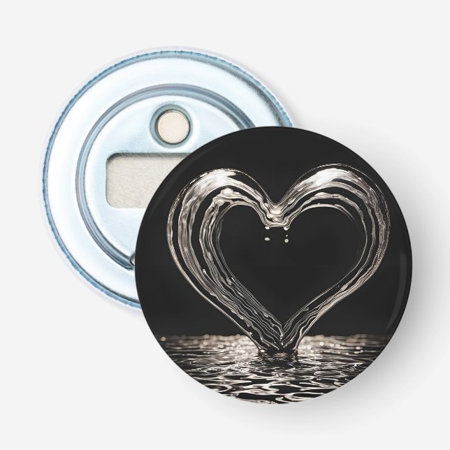My Love Is Deep Bottle Opener (Front)