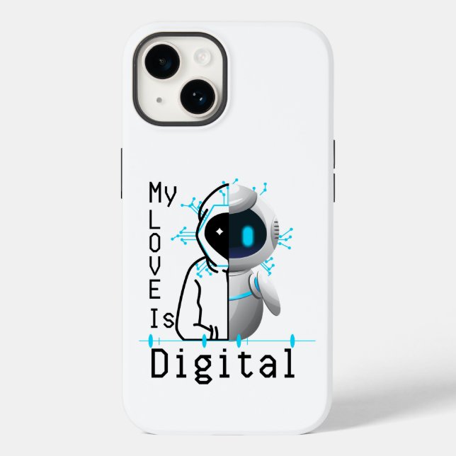 My Love is Digital.w Case-Mate iPhone Case (Back)
