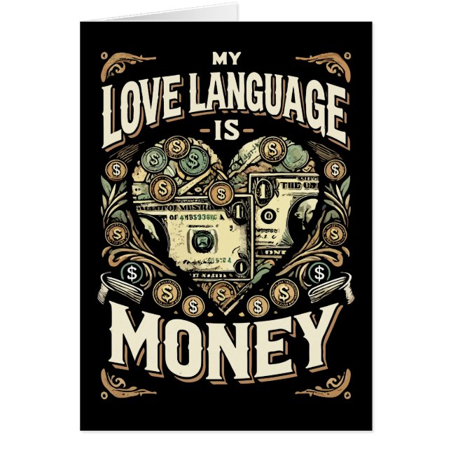 My Love Language is Money, Funny Hustle Success (Front)
