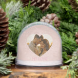 My love Minimal couple custom Snow Globes<br><div class="desc">My love Minimal couple custom Snow Globes,  you can edit the photo and text by selecting Personalise this template Option.</div>
