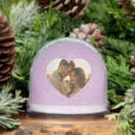 My love Minimal couple custom Snow Globes Snowglobe<br><div class="desc">My love Minimal couple custom Snow Globes,  you can edit the photo and text by selecting Personalise this template Option.</div>