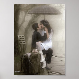 My Love, Mom Amour l´huile Impressions Poster