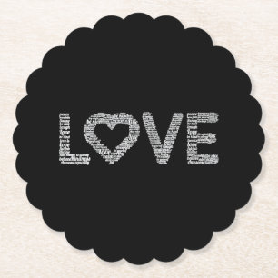 My Love Paper Coaster