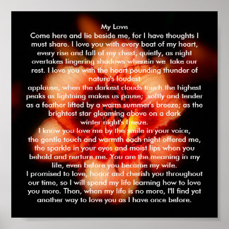 My Love Poster
