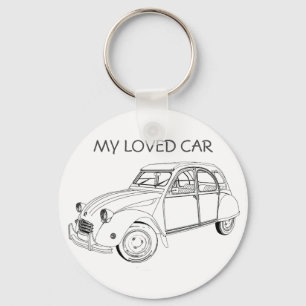 My loved to car: Citroën 2 CB Key Ring