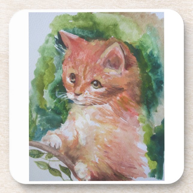 My lovely cat coaster (Front)