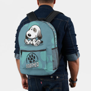 My Lovely Partner    Printed Backpack