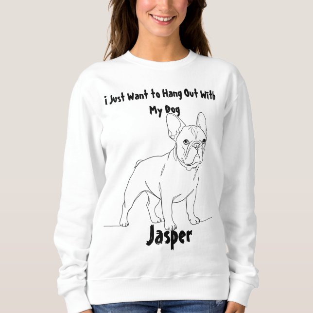 My Loyal Companion: Personalised Dog Photo  Sweatshirt (Front)