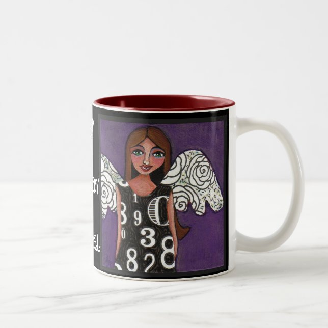 MY LUCKY ANGEL - blessed angel mug (Right)