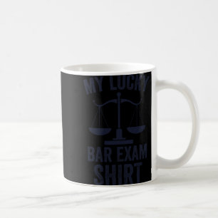 My Lucky Bar Exam Funny Law School Graduation New  Coffee Mug