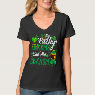 My Lucky Charms Call Me Grandma St Patricks Day Gr T-Shirt