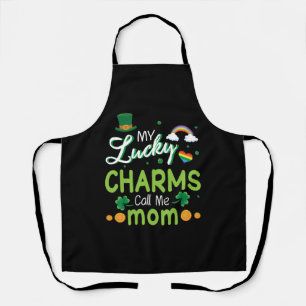 My Lucky Charms Call Me Mum Happy Saint Patrick Apron