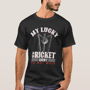 My Lucky Cricket Player Coach Sports Graphic T-Shirt
