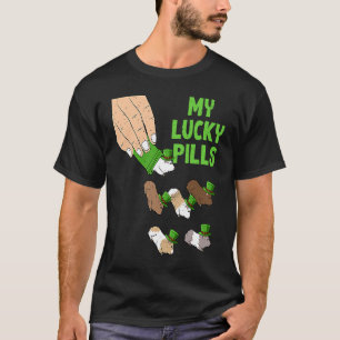 My Lucky Pills Hamster St Patricks Day Cute Hammy T-Shirt