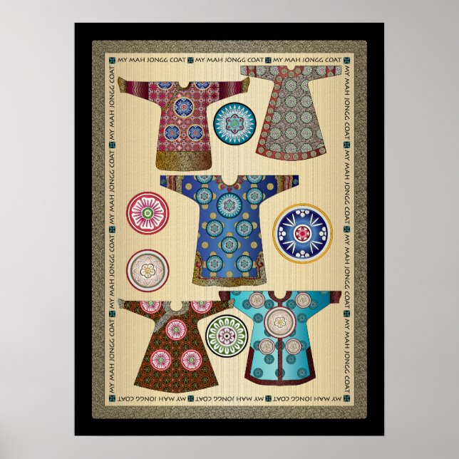 My Mah Jongg Coat 05: Poster 18"x24" (Front)