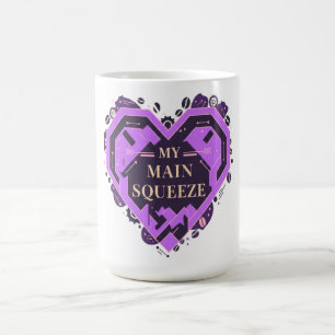 My Main Squeeze – Purple Coffee Love Valentine Coffee Mug