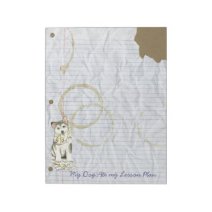 My Malemute Ate My Lesson Plan Notepad