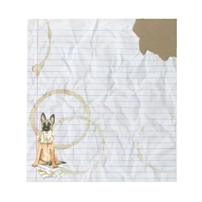 My Malinois Ate My Lesson Plan Notepad (Front)
